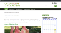 Desktop Screenshot of greenedgegardens.com